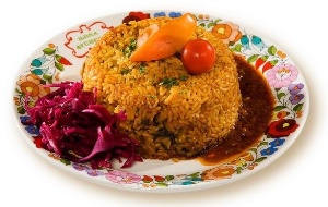 Bcskai rizseshs - Serbisches Reisfleisch
