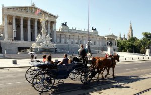 Das österreichisch Parlament in Wien