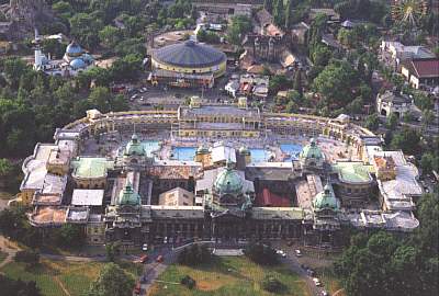 Széchenyi Bäderkomplex in Budapest