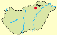 Standort Eger in Ungarn