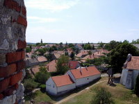 Nagyvázsony aus der Burg betrachtet