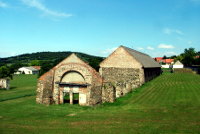 Abteikirche und Paprikahaus in Tihany