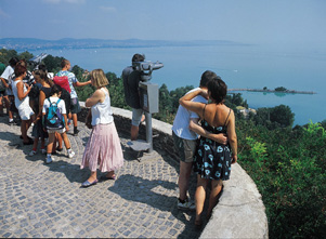 Balaton Panorama-Aussichtsplattform bei Tihany am Balaton