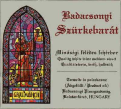 Der Graumönch aus Badacsony