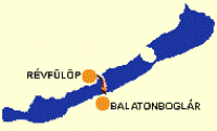 Schwimmstrecke zwischen Révfülöp und Balatonboglár