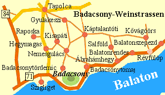 Die Weinstrassen von Badacsony