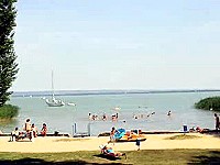 Der Strand bei Fonyód