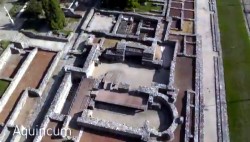 Überreste der Römischen Siedlung Aquincum in Budapest