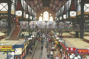 Groe Markthalle von Budapest