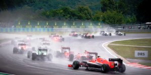 Rennbeginn am Hungaroring 2014