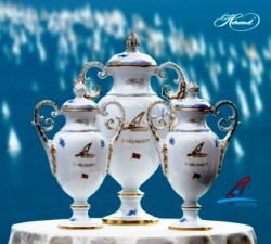 Siegertropheen zur Regatta Blaues Band in Balatonfüred