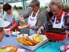 Lángos aus der Kirmesbäckerei