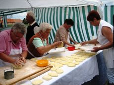 Lángos aus der Kirmesbäckerei