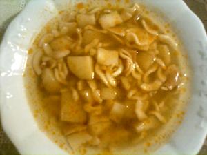Fleckerlnsuppe - Lebbencsleves