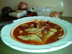 Fleckerlnsuppe